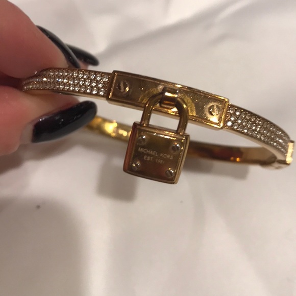 Michael Kors Rose Gold Bangle - Picture 3 of 5